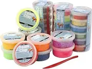 Foam Clay, asstd Colours, 28tubs