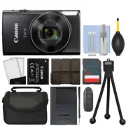 Canon IXY 650 / ELPH 360 20.2MP Digital Camera 12x Optical Zoom Black + 32GB Kit