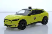 2022 Ford Mustang Mach-E Electric NYC Taxi Cab Car 1:64 Diecast Model New York