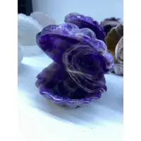 在飛比找蝦皮購物優惠-夢幻紫白水晶粉水晶貝殼