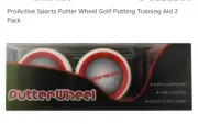 PutterWheel Golf Ball Putting Training Aid (2 Pack) Provides Instant Feedback