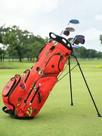在飛比找樂天市場購物網優惠-高爾夫球包 男女個性潮流支架包 趣味球桿包 輕便標準包
