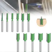 Augro 11 Pieces 6mm Shank Router Bit, Woodworking Cutter Extra Long Cutter, Carbide Router Bits Woodworking Cutter, for Woodworking (4mm-16mm) (6mm...