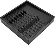 Perfk Scissor Display Holder Barber Clippers Tray, Multiuse Hair Stylist Scissors Container, Hair Salon Scissor Stand for Combs