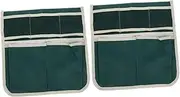 MERRYHAPY 2pcs Tool Storage Bag Tool Pouch Garden Gardening Apron Gardening Tool Waist Bag Garden Tool Belt for Women Garden Tool Organizer Bag Garden Stool Garden Belt Green Fabric