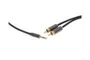 3.5mm Stereo Plug to 2 RCA Male Cable - 1M