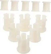 FUNOMOCYA 20Pcs Small Caster Stem Sleeves for Chair Feet Furniture Socket Inserts Non Slip Swivel Casters Replacement Easy to Use Accessory for Furniture