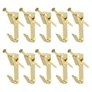 Picture Hangers w Nails - Photo Frame Hanging Hooks Kit Holds 20lbs 100 Pcs