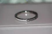 NIB RADIANT HEARTS OF PANDORA Ring RETIRED 191011pcz 7/54 POUCH $65 PINK ENAMEL