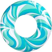 Swim Float, Inflatable Pool Ring, Inner Tubes for Pool, Kids Floats for Pool Water Print Design, Swim Ring, Life Preserver Ring, Kids Floats for Pool, Built-in Valve, Perfect for Summer