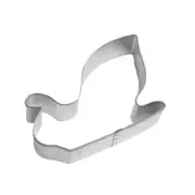 4" Christmas Santa Sleigh Metal Cookie Cutter | Stainless Steel Baking Tools