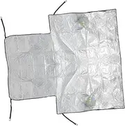 HEALEEP Heavy Duty Windshield Snow Cover Reflective Frost Shield for Cars Trucks UV Protection Sun Blocker Easy Installation with Elastic Straps Comprehensive Winter Summer Coverage