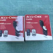 200 Accu-Chek Guide Test Strips 2 boxes of 100 Exp. 2026 see pics of boxes