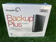 Seagate Backup Plus For Mac, STCB2000900, 2 TB HDD External Desktop USB 3.0, New