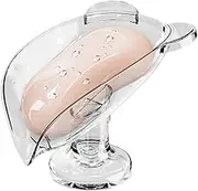 Bathroom Suction Soap Holder – Soap Box for Bathroom, Draining Soap Dish for Bathroom, Soap Storage Rack, Strong Hold Soap Container