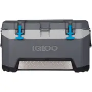 IGLOO BMX 72 qt. Hard Cooler - Carbonite Gray/Carbonite Blue