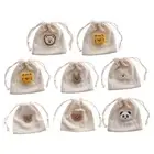 Baby Pacifier Chain Storage Bag Kid Pacifier Clip Hold Drawstrings Pouches Gift