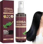Hair Darkening Conditioner, 100 ml Herbal Hair Coloring Essence Spray, Herbal Grey Hair Reversal Spray, for Natural Color Revival & Grey Hair Reversal (1pcs)