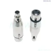 Female mini 3Pin to Female 3Pin Normal XLR adapter converter for Microphones