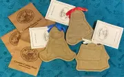 Lot of 3 Brown Bag Cookie Art Molds Raggedy Ann-Andy-Gingerbread House 80s NOS
