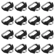 Camera Strap Lug Ring, 16 Pack Metal Triangle Split Hook Adapter with Cap