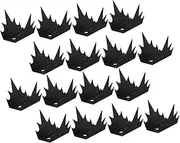 VANZACK Security Fence Spikes 24 Sets Balcony Roof Deterrent Spikes Heavy Duty Garden Protection Nails