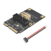 PCIE to 19Pin 2Port USB3.0 Adapter Expansion Card Riser PCI Express to3732