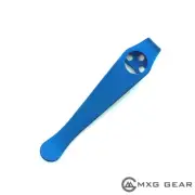 Blue Titanium Deep Carry Pocket Clip For Spyderco Manix 2 Paramilitary 2 Knife