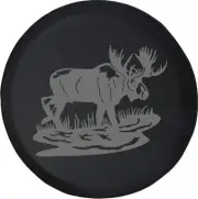 Spare Tire Cover Moose Elk Big Game Hunting (Fits: SUVs Camper Accessories RV...