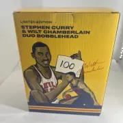 Limited Edition Stephen Curry & Wilt Chamberlain Duo Bobblehead Warriors