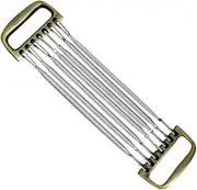 Oshhni Spring Chest Expander with 7 Metal Spring Portable Workout Equipment Strengthener Arm Muscle Exerciser for Strength Training