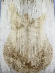 Figure Acoustic Guitar Top Curly Spalted Maple Wood Bookmatch Set Luthier Supply