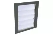 VIC NEW Stratco Shed Louvre Window Slate Grey