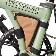 [Vincita] Boomerang Bag -Frame Bag for Brompton Bike - Bicycle Accessories (Brown)