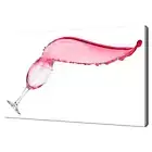 Red Wine Splashing From The Glass Wall Art Canvas Unframed Print Art