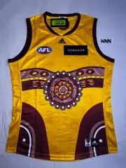 Hawthorn HAWKS 2022 Indigenous AFL Jersey / Guernsey *2XL* QLD Seller