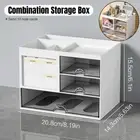 Clear Desktop Organiser Drawer Storage Shelf for Office Home Supplies Durable