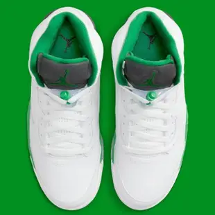 【NIKE 耐吉】休閒鞋 AIR JORDAN 5 RETRO W LUCKY GREEN 白綠 女鞋 DD9336-103