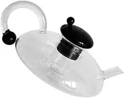 Vaguelly Transparent Hand Brewed Coffee Pot High Borosilicate Kettle for Tea and Coffee Heat Resistant Easy to Use for Home Brewing