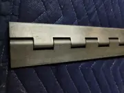 (2) 8 Inch Long 2 in wide Open .090 Thick, 1/4 Inch Pin Aluminum Piano Hinge