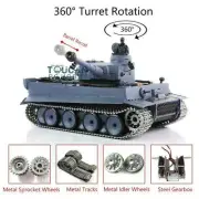 Henglong 7.0 1/16 Upgrade Tiger I RTR RC Tank 3818 W/ 360° Turret Barrel Recoil