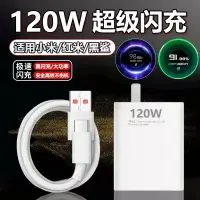 在飛比找樂天市場購物網優惠-快充頭 充電線 小米120W充電器頭超級快充67W適用11p