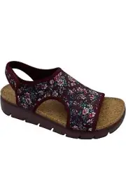 Alegria Knit Back Strap Sandals Micah Wine