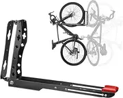 Bicycles Wall Mount | Bike Rack for Wall | Vertical Heavy Duty Adjustable Bracket Holder Organizer Storage Space Saving Stand for Home Workshop Gym Outdoor Industrial