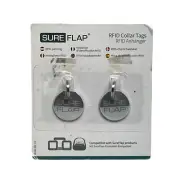 Pack of Two Sure Flap RFID Collar Tags New in Package