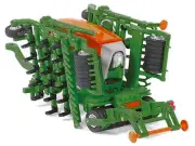 SIKU SK1826 Claas Xerion 5000 Tractor with Top and Amazone Cayena 6001 1/87 HO