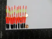 10 NEW WOOD SLIP FLOATS / BOBBERS PANFISH ICE FISHING NO FREEZE UP ON LINE B60