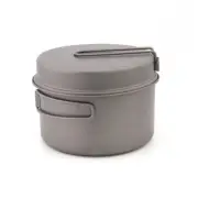 TOAKS CKW-1350 1350ml Cookware Set Ultralight Titanium Camping Pot w Frying Pan