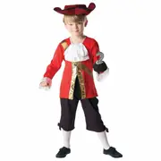 Captain Hook Peter Pan Disney Villain Pirate Fairytale Child Boys Costume