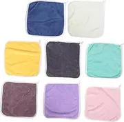 ifundom 8Pcs Soft Fuzzy Hand Towels for Boy Girl Absorbent Face Cleansing Wipes Versatile Wash Cloths for Bathroom Hotel Spa and Kitchen Use Quick Drying with Practical Design